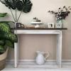 Sullivan Console Table - Handmade Farmhouse Entryway Table Aged Barrel/Castle Grey/No view 1