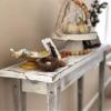 Sullivan Console Table - Handmade Farmhouse Entryway Table Aged Barrel/Castle Grey/No view 2