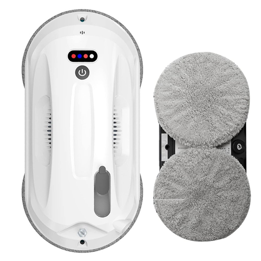 FONOBO Robot Window Cleaner, Smart Glass Cleaning Robotic App and Remote, for Table High Windows Ceiling Magnetic