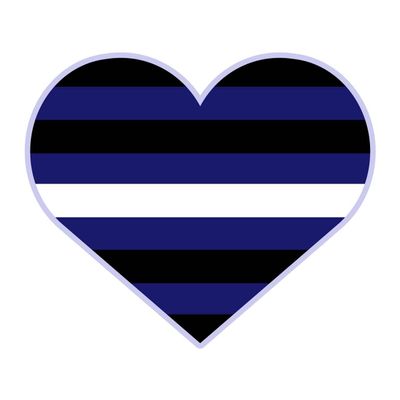 Leather Fetish Heart LGBTQIA+ Pride Flag 4 inch Static Window Cling, Removable and Resusable