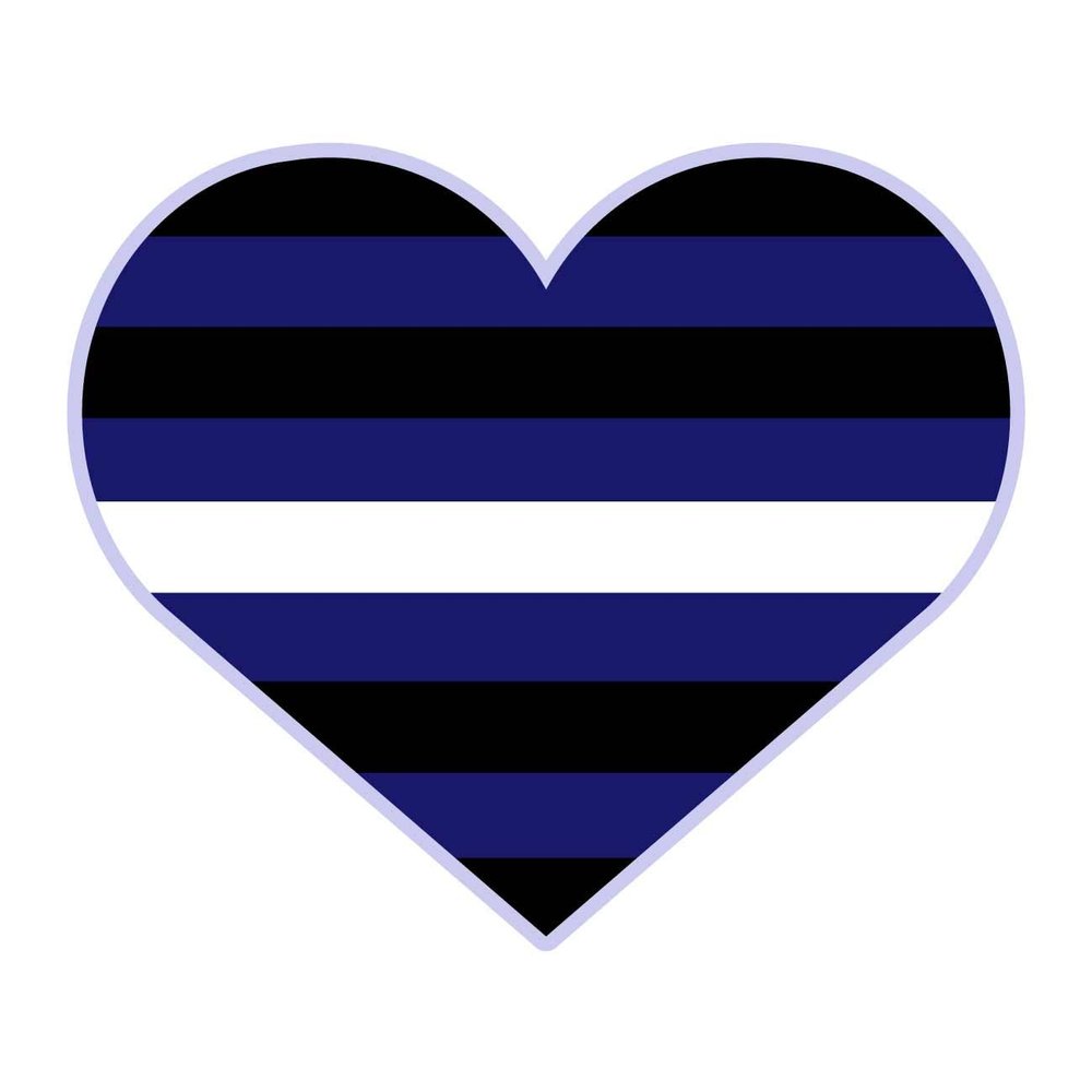 Leather Fetish Heart LGBTQIA+ Pride Flag 4 inch Static Window Cling, Removable and Resusable