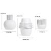 Home vase Modern Minimalist Vase Set Origami Style Bottle Decoration Room Home Dining Table Flower Arrangement Container, Office Vase Decoration Decorative Vase view 2