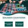 GANXIN Poker Shot Clock, Seconds Countdown Timer for Poker/Casino/Chess Tournament,20/30 Sec and Custom Time,4-Sides Cube Timer (Small,Green) view 4