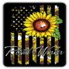 Postal Worker | Sunflower American Flag |Great Gift Idea|Single |5 Inch Magnet | Made in The USA | Car Auto Tool Box RefrigeratorMagnet | FBMMAG11490 view 2