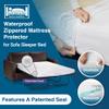 Bargoose Home Textiles | Zippered Full Sofa Sleeper Mattress Protector | Waterproof Sofa Bed Mattress Cover | Pullout Couch Mattress Encasement | Lab Tested & Certified, 6" Deep view 3