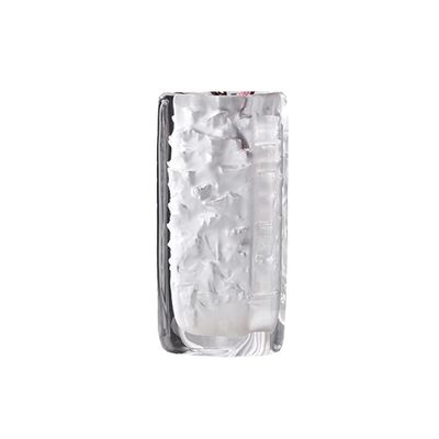 Home vase Water Ripple Glass Vase Home Hotel Artwork Creative Restaurant Center Flower Arrangement Flower Utensil Decoration for Living Room and Wedding Decorative Vase (Size : B)