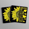 Sunflower Girl with Tattoos Pretty Eyes. |Great Gift Idea|Single |5 Inch Magnet | Made in The USA | Car Auto Tool Box RefrigeratorMagnet | FBMMAG11474 view 2