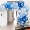 14pcs Silver Foil Balloons Mylar Metallic 22in 15in 10in Different Sizes Large Chrome 360 Degree 4d Round Helium Silver Balloons Party Decorations view 3