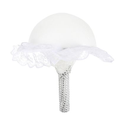 STOBOK Wedding Bouquet Holder Foam Floral Handle for Bridal Bouquets DIY Flower Arrangement Supplies 9X9X8 Inch Compact Lightweight