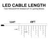Heceltt Christmas Lights Outdoor, 49FT 480 LED Ice Lights for Outside, 90 Drops Ice String Lights with 8 Modes, Waterproof Timer Memory Hanging Light for Eaves Party Yard Garden(Warm White) view 4