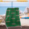 LOGOVISION Northern Virginia Community College Beach Towel/Bath Towel, 30"x60" Logo Pattern view 2