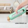 Sursip 32 oz Glass Water Bottle with Time Marker,1 Liter BPA-Free Reusable Motivational Water Bottle with Non-Slip Silicone Sleeve and Bamboo Lid, Leak-Proof, Dishwasher Safe view 2