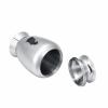 SHEIL Pet Cremation Urn Mini Funeral Casket for Cat Ashes Holder - Stainess Steel Memorial Urn Pet Eternal Love Keepsake Jewelry view 3