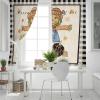 Autumn Scarecrow Blackout Curtains 54 inches Long 2 Panels Set, Fall Thanksgiving Sunflower Pumpkin Room Darkening Curtains Grommet Thermal Insulated Window Drapes for Living Room Bedroom Decor view 4