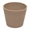  Lead Style S-13C25TP Smooth Line Pot 25, for Flower Arrangement, No Holes, Resin, Taupe, Diameter 9.8 x Height 8.1 inches (25 x 20.5 cm)