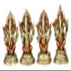 Pacific Giftware Ganesha Figurine, Set of 12, 2.67-inch Height, Gold view 4