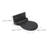 minkissy Shoes Polishing Aluminum Foot Rest Stand Simple Operation and Anti-Collision for Feet Support view 2
