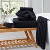 8 Piece Bathroom Towel Set Black |2 Oversized Large Bath Towels Sheet,2 Hand Towels and 4 Washcloths| 600GSM Ultra Soft Luxury Premium Towel Set Highly Absorbent Quick Dry Hotel Towel Collection view 2