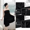 8 Piece Bathroom Towel Set Black |2 Oversized Large Bath Towels Sheet,2 Hand Towels and 4 Washcloths| 600GSM Ultra Soft Luxury Premium Towel Set Highly Absorbent Quick Dry Hotel Towel Collection view 3