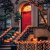 20 Pcs Fall Leaf Garland, Hanging Vines Garland Artificial Fall Thanksgiving Maple Leaves Garland Decor for Fireplace Party Orange FY-AAA-20 FY-AAA-20 view 2