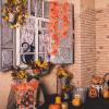 20 Pcs Fall Leaf Garland, Hanging Vines Garland Artificial Fall Thanksgiving Maple Leaves Garland Decor for Fireplace Party Orange FY-AAA-20 FY-AAA-20 view 4