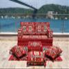 Arabic Majlis, Arabic Floor Couch, Oriental Cushion, Moroccan Cushion, Ethnic Floor Cushion, Turkish Floor Sofas, Ethnic Cushions, Terrace Garden Couches (Sofa Full Set) view 1