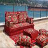 Arabic Majlis, Arabic Floor Couch, Oriental Cushion, Moroccan Cushion, Ethnic Floor Cushion, Turkish Floor Sofas, Ethnic Cushions, Terrace Garden Couches (Sofa Full Set) view 2