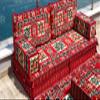Arabic Majlis, Arabic Floor Couch, Oriental Cushion, Moroccan Cushion, Ethnic Floor Cushion, Turkish Floor Sofas, Ethnic Cushions, Terrace Garden Couches (Sofa Full Set) view 3