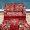Arabic Majlis, Arabic Floor Couch, Oriental Cushion, Moroccan Cushion, Ethnic Floor Cushion, Turkish Floor Sofas, Ethnic Cushions, Terrace Garden Couches (Sofa Full Set) view 4