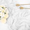 10 Pcs White Cheesecloth Table Runner 10FT, Gauze Cheese Cloth for Wedding Reception Rustic Sheer Bridal Shower Birthday Party Boho Table Decoration, Romantic Wedding Runner view 4