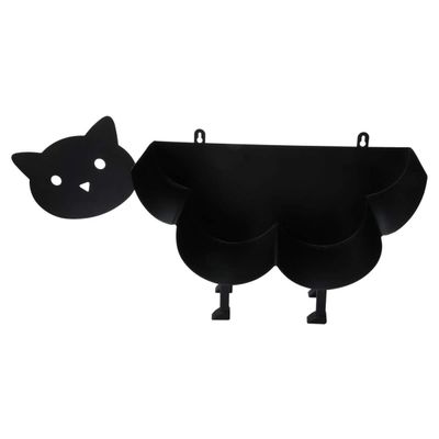 DOITOOL Paper Stand Modern Desktop Tissue Rack Cat Design Multi-Functional Storage for Bathroom Kitchen and Living Room Use