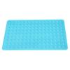 Bathroom Shower Mat Non Slip Rectangle Bath Tub Mat Washable Soft Rubber Safe Shower Mats with Suction Cups 27.5 x 15.7 Inches (Blue) view 1