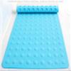 Bathroom Shower Mat Non Slip Rectangle Bath Tub Mat Washable Soft Rubber Safe Shower Mats with Suction Cups 27.5 x 15.7 Inches (Blue) view 2