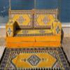 arabicsofa 8 Inch Thick Yellow Modular Arabic Majlis Sofa Set  Moroccan Livingroom Couch view 2