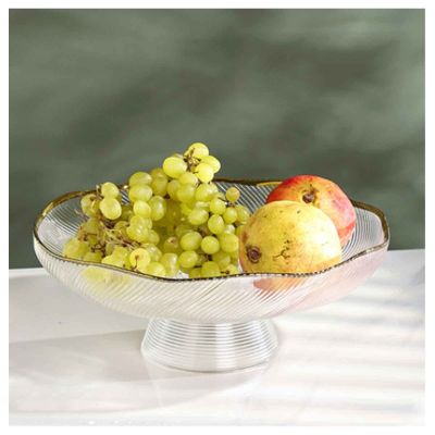 KDLK Fruit Bowl for Kitchen Counter Fruit Basket Fruit Bowl, Fruit Bowl for Kitchen Counter, Pedestal Fruit Bowl for Table Countertop, Decorative Fruit Bowls for Home (Color : B)