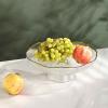 KDLK Fruit Bowl for Kitchen Counter Fruit Basket Fruit Bowl, Fruit Bowl for Kitchen Counter, Pedestal Fruit Bowl for Table Countertop, Decorative Fruit Bowls for Home (Color : B) view 3