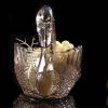 KDLK Fruit Bowl for Kitchen Counter Fruit Basket Swan Crystal Glass Fruit Bowl for Kitchen Counter Tabletop for Dessert Plate Cake Plate Glass Candy Snack Bowl (Color : A) view 3