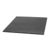 MMLFX 1 x rubber sheet high temperature chemical resistance black square smooth rubber plate 152 x 152 x 3 mm view 1