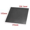 MMLFX 1 x rubber sheet high temperature chemical resistance black square smooth rubber plate 152 x 152 x 3 mm view 2