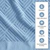 100% Cotton Soft Bath Towels Set | Quick Dry and Highly Absorbent, Textured Bath Towels 27" x 54" (4 Pack) view 2