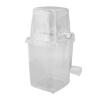 Ice Crusher Rotatory Manual Ice Crusher Cocktails Slush Machine Ice Crushed Ice Crusher Machine Home Ice Grinder Ice Drinks Chopper Stirrer(Transparent) view 1