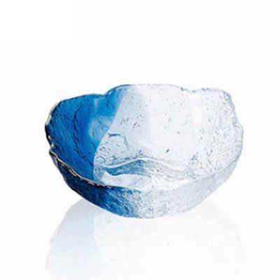 Fruit Bowl for Kitchen Counter Fruit Basket Crystal Glass Fruit Bowl Imported From Japan Countertop Bowl Storage For Home Decor, Table Centerpieces, Coffee Table, Dinning Table (Size : 14 * 5cm)