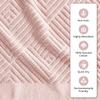 100% Cotton Soft Towel Set Quick Dry and Highly Absorbent Textured Bath Towels Hand Towels and Washcloths (8 Piece Set) view 2