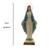 12" Hand-Painted Our Lady of Graces Religious Figurine Statue view 4