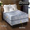 DS Solutions USA Chiro Premier Orthopedic King Size (Blue) Mattress Only - Quilted Fabric Cover, Innerspring Coils and 2-Sided view 3