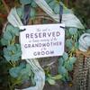 Script Wedding Memorial Sign for Mother/Father or Grandparents of the Bride/Groom (Grandmother of the Groom) view 2