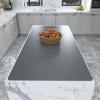 Warome Silicone Mat, 47"x 23" Silicone Mats for Kitchen Counter, Nonslip Heat Resistant Mat, Extra Large Kitchen Counter Mat, Countertop Protector for Craft, No Creases-Gray view 1