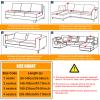 fmopq Stretch Sofa Slipcover 1 2 3 4 Seater Microfiber Sofa Cover 1-Piece Couch Cover Washable Furniture Protector with Non Skid Foam and Elastic Bottom for Kids Pets (Brown 1 Seater) view 2