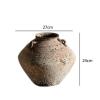 Accessories 22 Retro Handmade Vase Pottery Pot Retro Stoneware Flower Pot Japanese-Style Pottery Living Room Dried Flower Flower Arrangement Vase Classical/Collection (Size : B) view 2