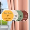 Mrs.Naturall Blush Pink Curtains 2 Panels for Girls Bedroom,Blackout Grommet Boho Neutral Room Darkening Dusty Rose Gold Curtains for Nursery Living Room,84 Inches Long view 3
